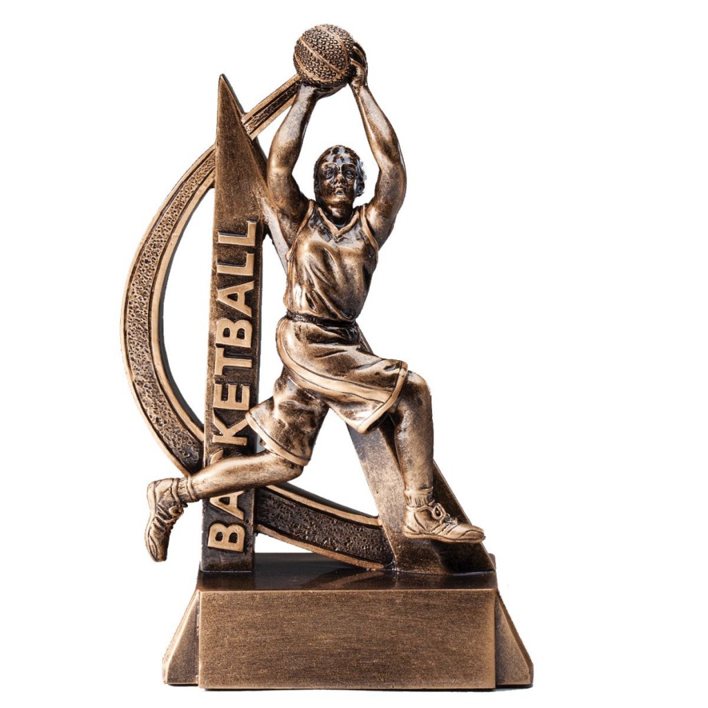 Trophée Basketball - Art en tête - Création sur mesure Made In France