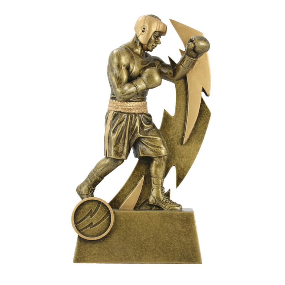 Ultimate Boxe Trophée Impressionnant Mâle Statue Récompense Gratuite Gravure 