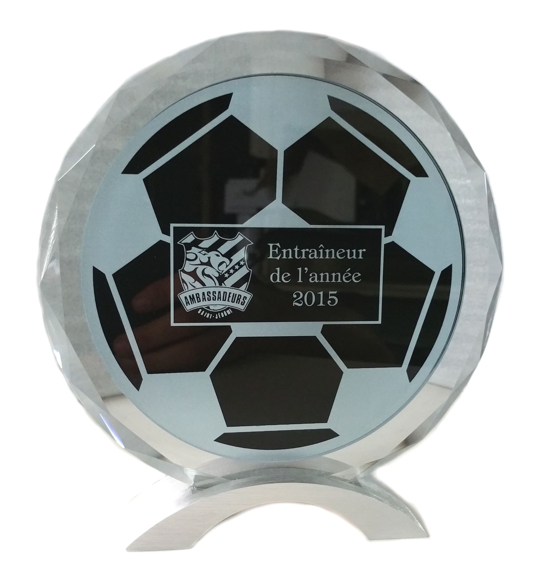 Plaque Trophée Pour Récompense De Football - Personnalisable